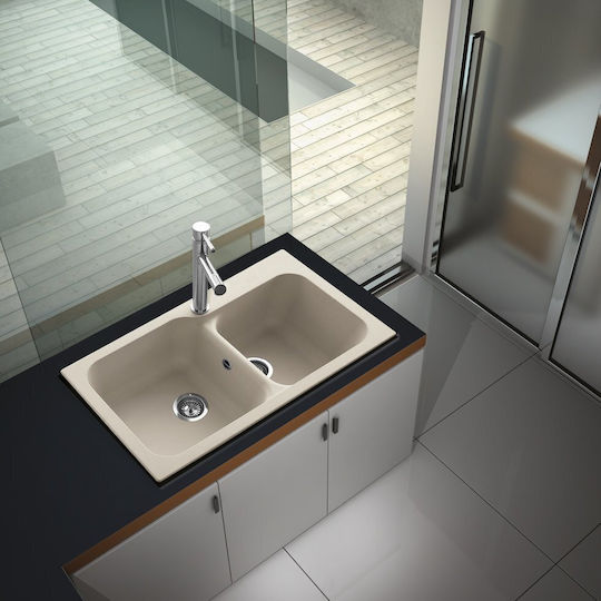 Duralit 105-KZ200-420 Ένθετος από Συνθετικό Γρανίτη Μ83xΠ50cm Γκρι Duralit 105-KZ200-420 Ένθετος από Συνθετικό Γρανίτη Μ83xΠ50cm Γκρι