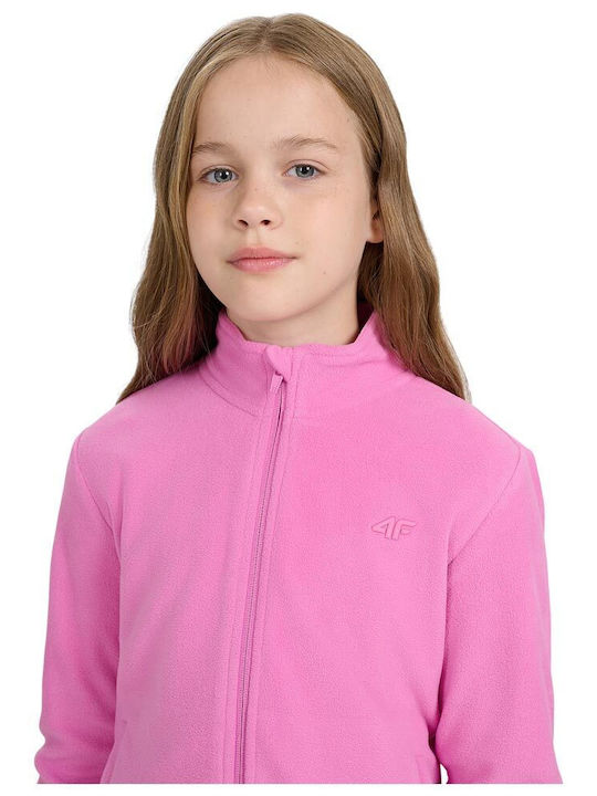 Cardigan pentru copii Fleece Roz