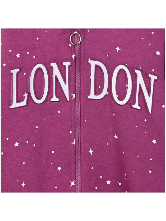 Set Trening Violet Pentru Copii 2 Bucăți London