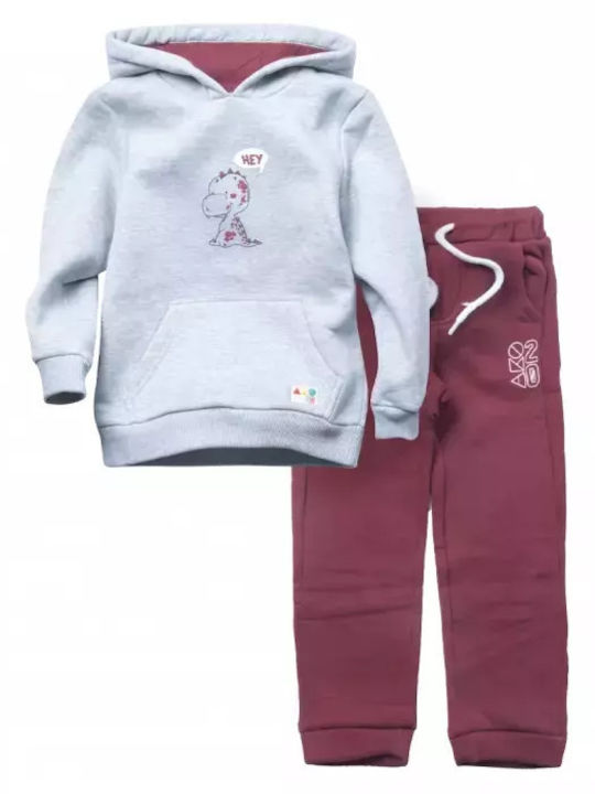 abo Kids Sweatpants Set Gray