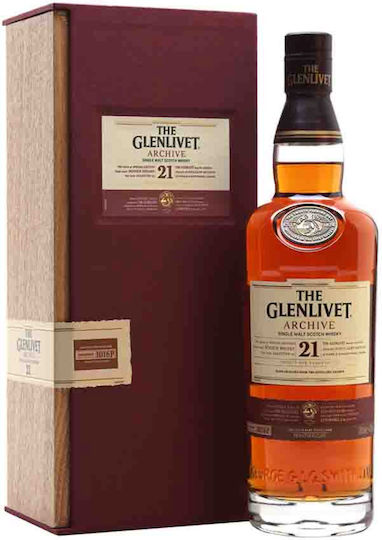 Single Malt Ουίσκι 21 Ετών Σκωτίας 43% 700ml