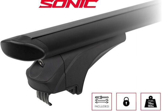 Menabo Sonic Bare De Acoperiș Negre XL Pentru BMW X4 F26 2014-2018