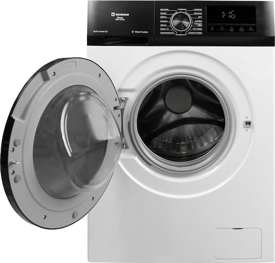 Morris Πλυντήριο Ρούχων 10kg με Τεχνολογία Ατμού 1400 Στροφών WIW-10153