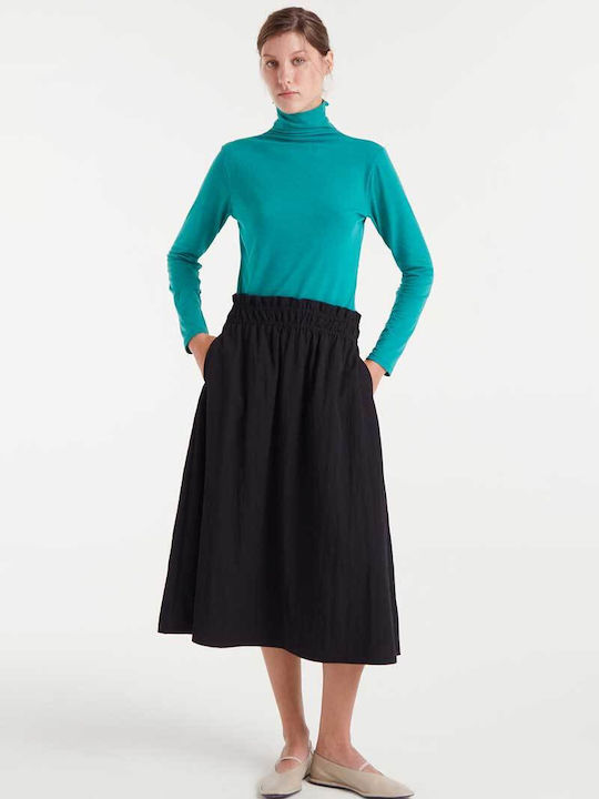 Summer Women's Blouse Long Sleeve Green