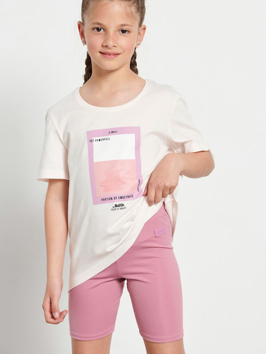 Kinder Leggings Sport Kurz Rosa Innocence