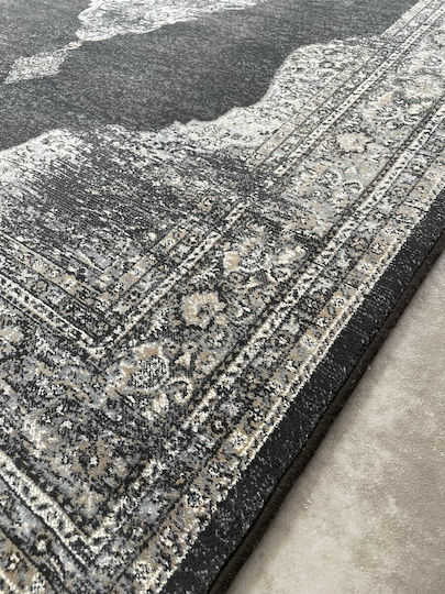 Ragolle Da Vinci Χαλί Ορθογώνιο με Κρόσια Γκρι 160x230cm