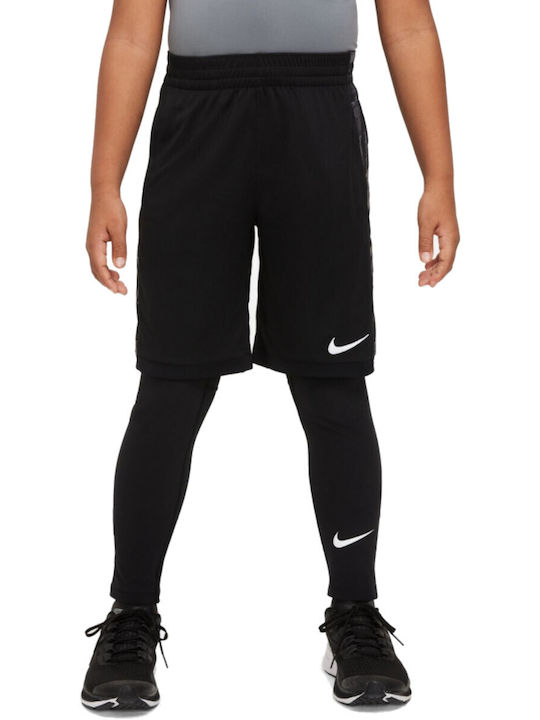 Детски Клин Дълъг Dri-Fit Черен Pro