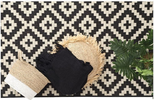 Royal Carpet Flox 721K Килим Правоъгълена Лятно време Слама Черно