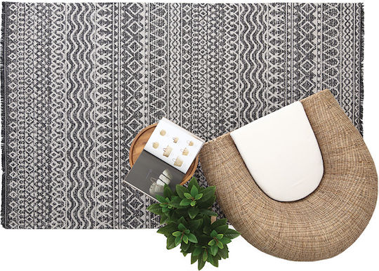 Royal Carpet 22077 Καλοκαιρινό Βαμβακερό 157x230cm Casa Cotton Black