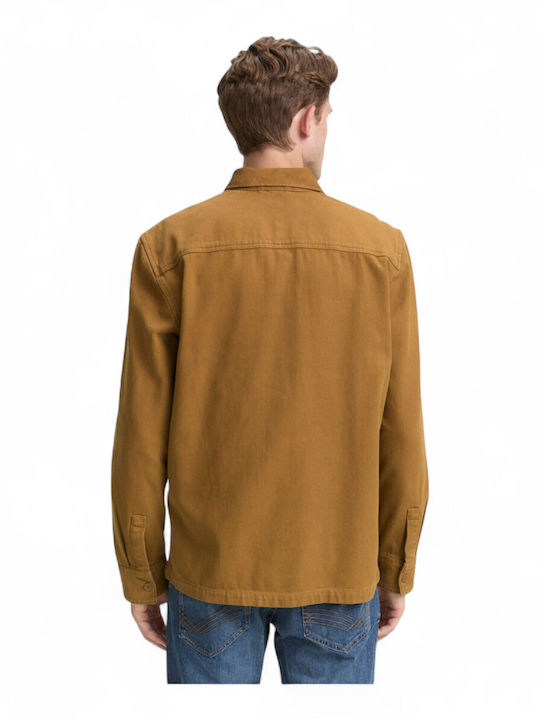 Overshirt Mânecă Lungă Regular Fit Maro