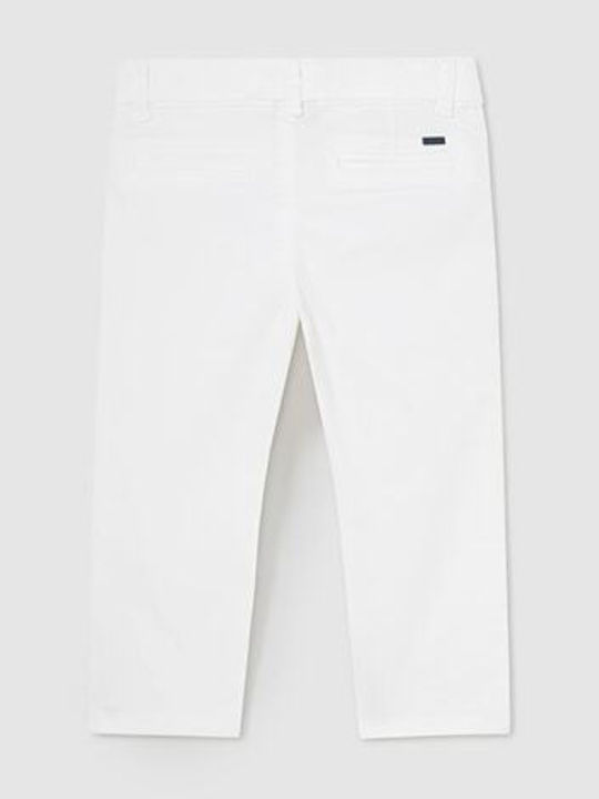 Kids' Fabric Pants white