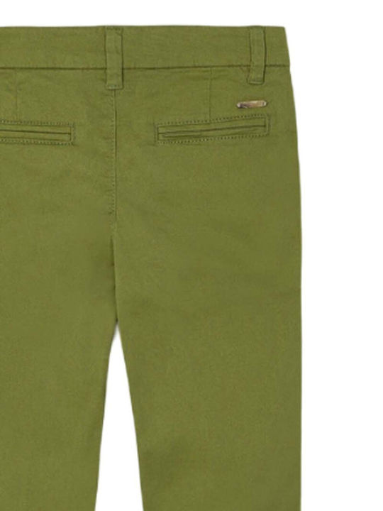 Kinder Hose Chino Stoff HAKI