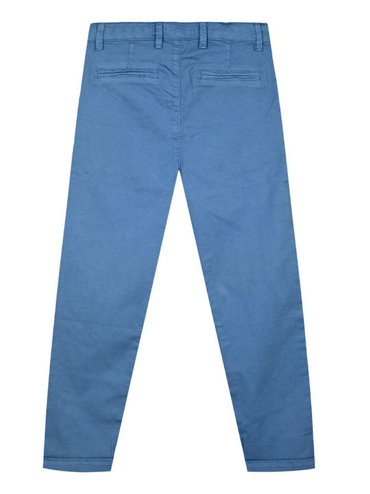 Kinder Hose Chino Stoff Aqua