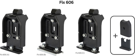 Menabo Bare de Acoperiș Aluminiu 140cm. pentru Ford Tranzit 2016+ (Set cu picioare)