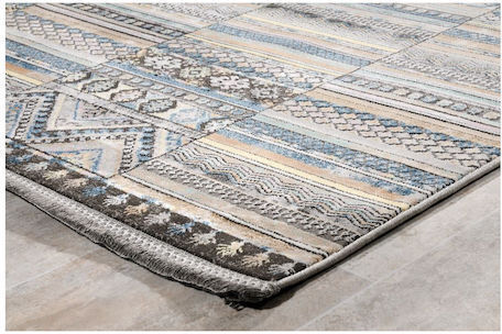 Tzikas Carpets 31776-095 Rug Rectangular with Fringes Quares
