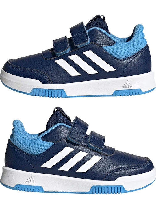 Tensaur Hook Loop Kids Sneakers with Scratch Dark Blue / Cloud White / Blue Burst