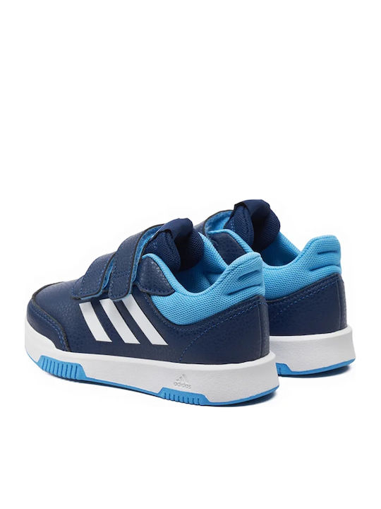 Tensaur Hook Loop Kids Sneakers with Scratch Dark Blue / Cloud White / Blue Burst
