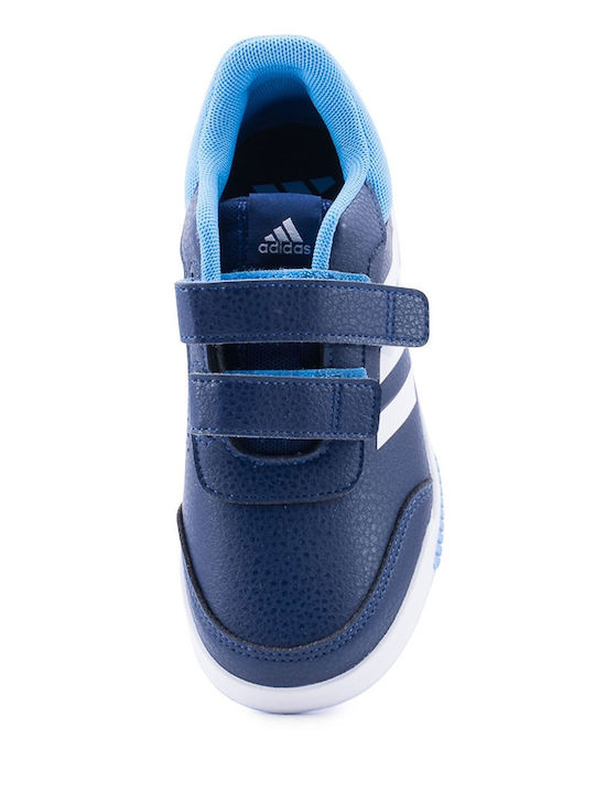 Tensaur Hook Loop Kids Sneakers with Scratch Dark Blue / Cloud White / Blue Burst