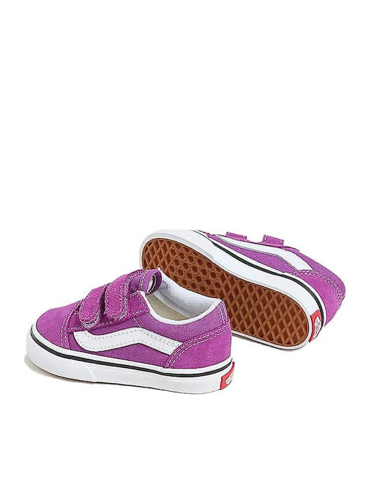 Old Skool V Color Theory Παιδικά Sneakers με Σκρατς Μωβ VN000CTGE2T