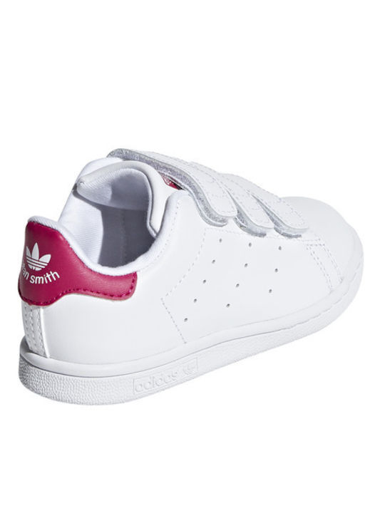 Stan Smith STAN SMITH CF I Детски маратонки Low Бели Обувки / Смело Розово