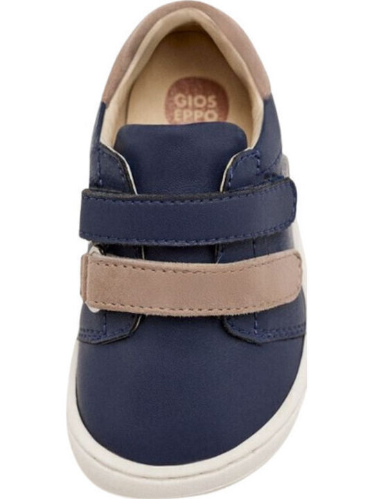 Παιδικά Sneakers με Σκρατς Navy Μπλε