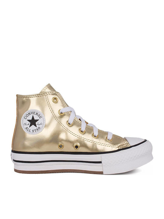 CHUCK TAYLOR ALL STAR Παιδικά Sneakers High Χρυσά