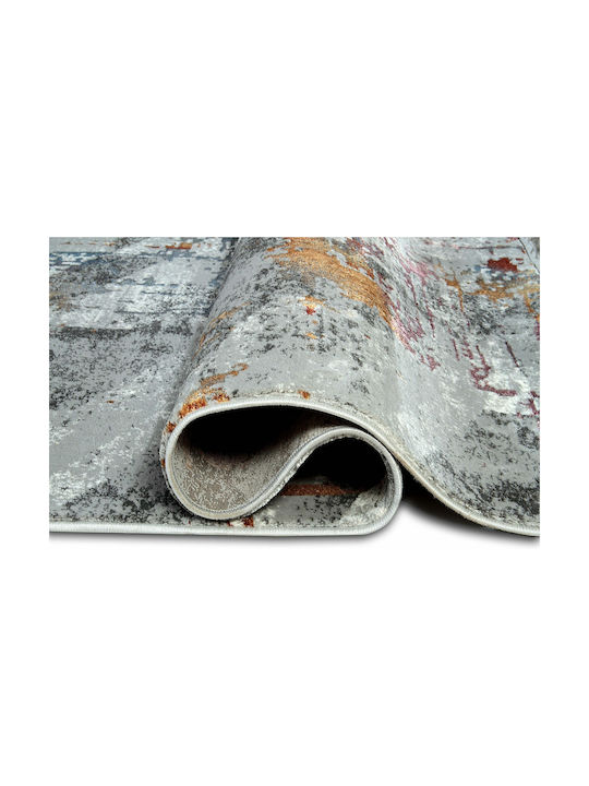 Newplan Valencia 7348A Χαλί Ορθογώνιο με Κρόσια Γκρι 160x230cm
