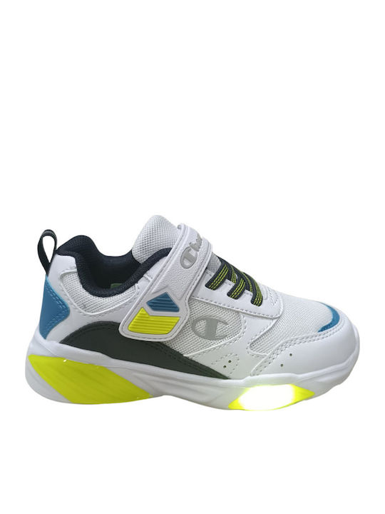 Wave B Ps Παιδικά Sneakers με Σκρατς Λευκά