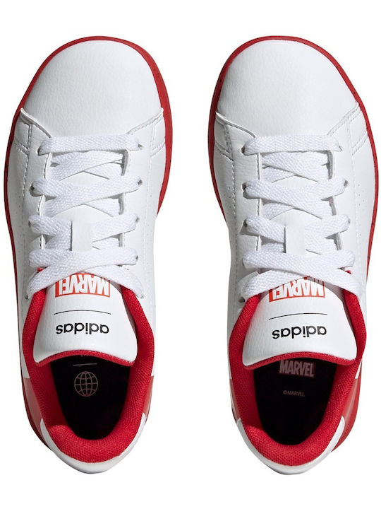 Marvel Advantage Spider-Man Lace Kids Sneakers White