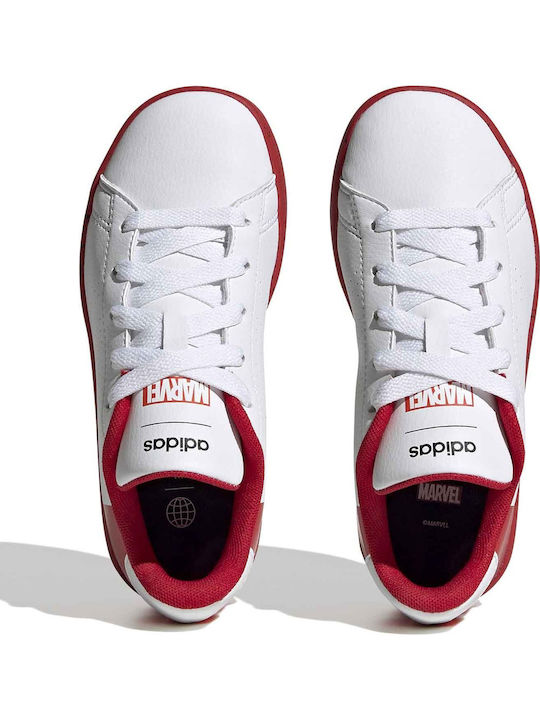 Marvel Advantage Spider-Man Lace Kids Sneakers White