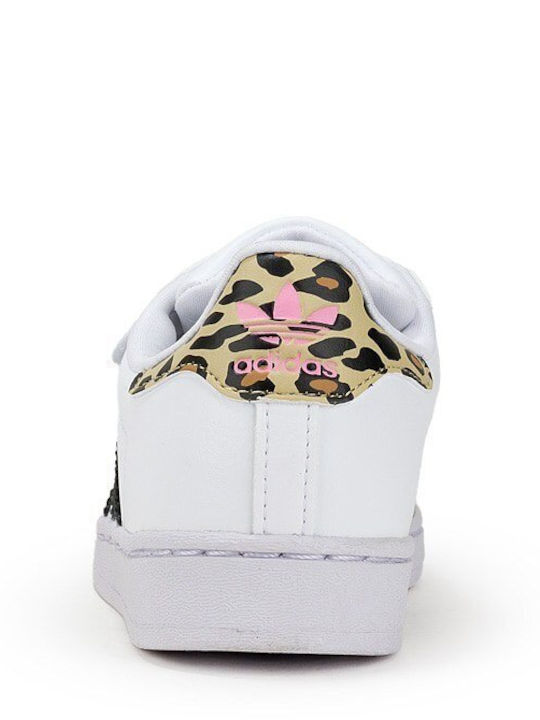 Superstar Superstar Kids Sneakers with Scratch Cloud White / Core Black / Blue
