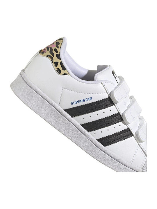 Superstar Superstar Kids Sneakers with Scratch Cloud White / Core Black / Blue