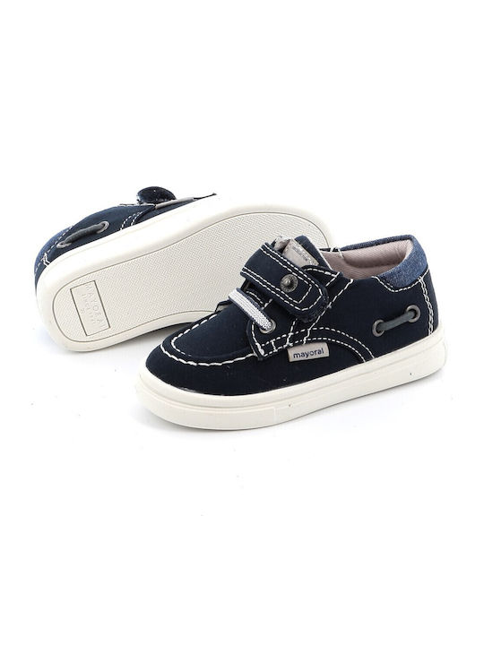 Kids Sneakers with Scratch Navy Blue