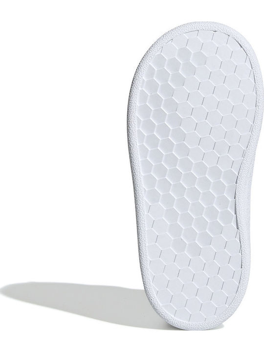 Grand Court GRAND COURT Kinder Sneakers mit Klettverschluss Cloud White / Copper Met / Light Granite