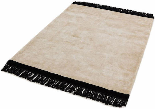 Asiatic London Elgin Handgefertigt Synthetisch,Polyester/Cotton/Leather mit Fransen Cream/black Asiatic London Elgin Handgefertigt Synthetisch,Polyester/Cotton/Leather mit Fransen Cream/black