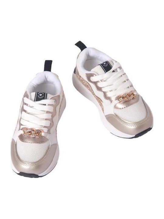 Kids Sneakers Gold