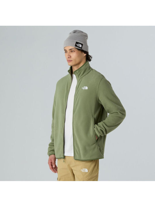 M Glacier Men's Fleece Cardigan Green