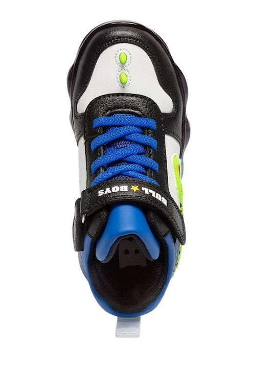 T-Rex Încălțăminte sport Inalta pentru copii cu scai și lumini Multicolor