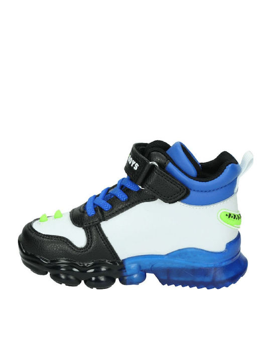 T-Rex Încălțăminte sport Inalta pentru copii cu scai și lumini Multicolor