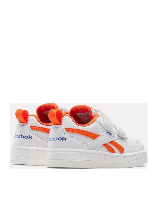 Royal Prime Kids Sneakers with Scratch White