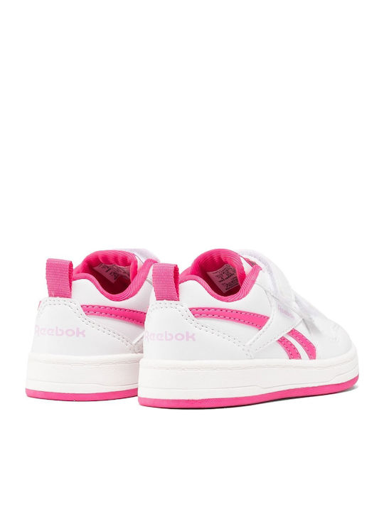Royal Prime Kids Sneakers with Scratch White