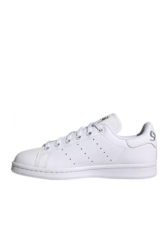 Stan Smith Stan Smith GS Încălțăminte sport Joasa pentru copii Alb Noros / Argintiu Metalizat