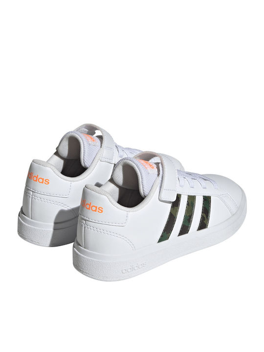 Grand Court GRAND COURT 2.0 Детски маратонки Low Cloud White / Screaming Orange
