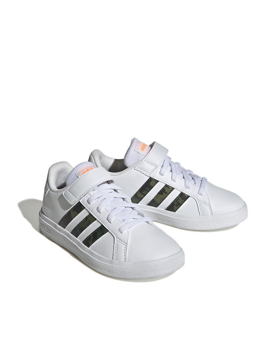 Grand Court GRAND COURT 2.0 Детски маратонки Low Cloud White / Screaming Orange