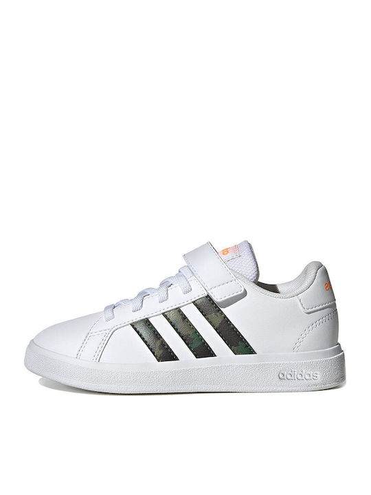 Grand Court GRAND COURT 2.0 Детски маратонки Low Cloud White / Screaming Orange