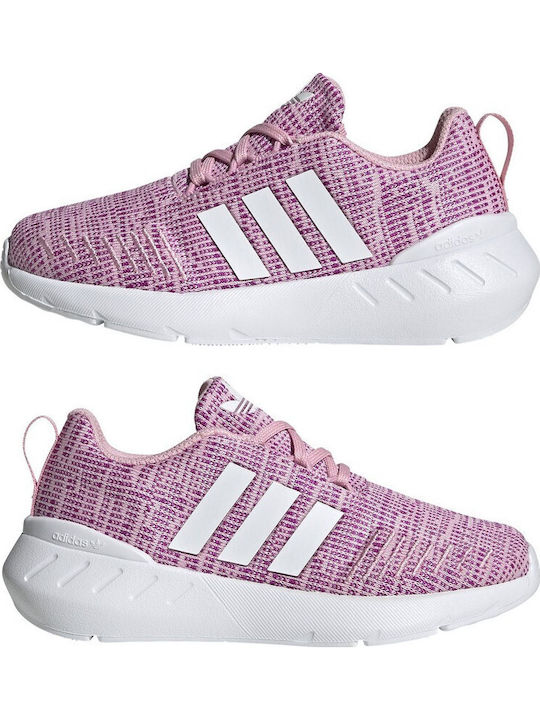Swift Run 22 Adidași Copii True Roz / Alb Nor / Roz Viu