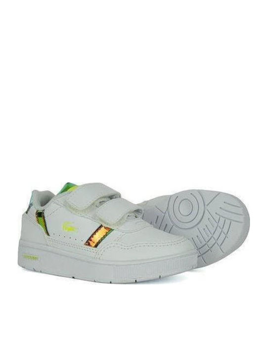 T-Clip Παιδικά Sneakers με Σκρατς Λευκά