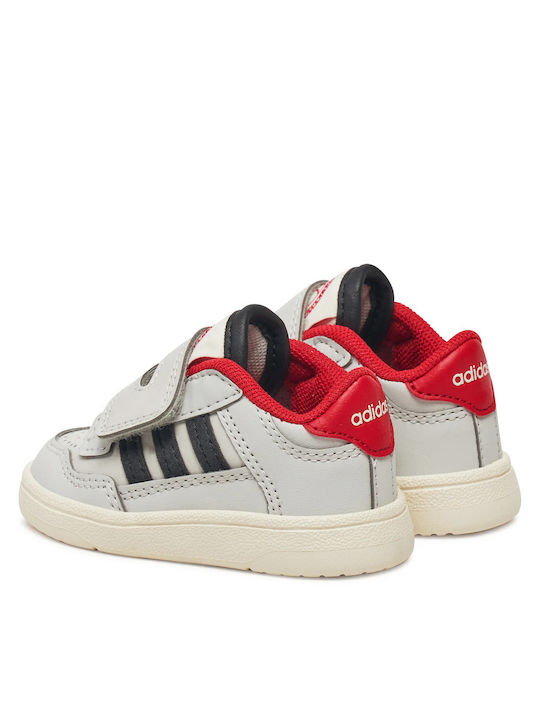 Rapid Court Kids Sneakers with Scratch Gray