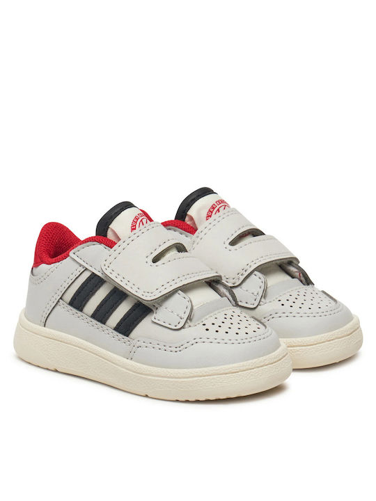Rapid Court Kids Sneakers with Scratch Gray