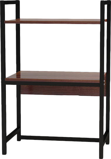Βιβλιοθήκη Καρυδιά, Μαύρο 53x35x80εκ.